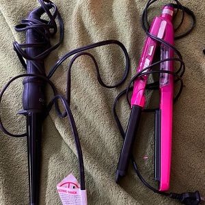 hair crimper and curling wand